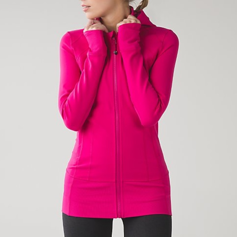 Lululemon Jeweled Magenta Daily Practice Jacket Size 4